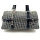 SAC A MAIN CHRISTIAN DIOR BOWLING CHARMS EN TOILE OBLIQUE BLEU CANVAS HAND BAG