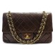 VINTAGE SAC A MAIN CHANEL CLASSIQUE TIMELESS M CUIR MATELASSE MARRON BAG 8250€