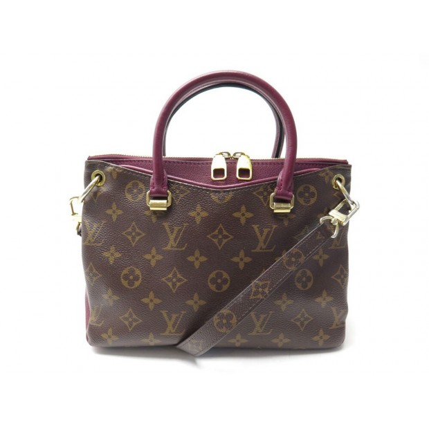 Authentic Louis Vuitton Monogram Red Pallas BB Hand/Crossbody Bag