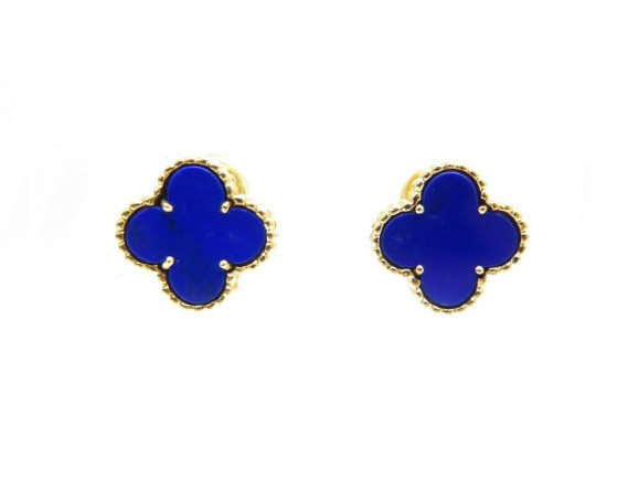 boucle d'oreilles van cleef arpels alhambra or jaune