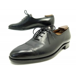 CHAUSSURES JM WESTON RICHELIEU ONE CUT 312 5.5D 39.5 EN CUIR NOIR SHOES 965€