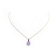 COLLIER POMELLATO PENDENTIF NUDO AMETHYSTE GELE OR JAUNE 18K NECKLACE 2000€