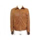 VESTE STEWART BLOUSON 48 M EN CUIR CAMEL MANTEAU LEATHER JACKET COAT 1077€