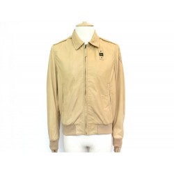 BLOUSON BLAUER 18SBLUL02197 VESTE EN CUIR BEIGE 48 M LEATHER JACKET COAT 669€