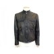 BLOUSON RALPH LAUREN DOUBLE RL VESTE 48 M CUIR NOIR BLACK LEATHER JACKET 1950€