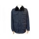 MANTEAU BLOUSON BLAUER PARKA DOUDOUNE COL FOURRURE 48 M NYLON BLEU JACKET 500€