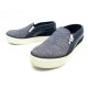 CHAUSSURES LOUIS VUITTON BASKETS CATWALK SLIP ON 38.5 EN TOILE BLEU SHOES 595€