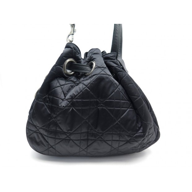 sac a main christian dior seau en toile nylon cannage