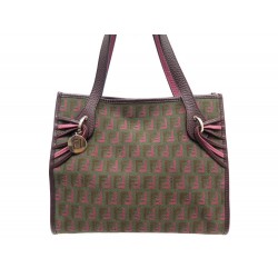 SAC A MAIN FENDI MINI CABAS 8BH152 TOILE MONOGRAMME FF ZUCCHINO BAG TOTE 1500€