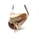 SAC A MAIN CHRISTIAN DIOR SADDLE EN CUIR POULAIN ET DAIM MARRON HAND BAG 2900€