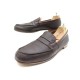 CHAUSSURES JM WESTON MOCASSINS LE MOC 281 10C 44 FIN EN CUIR GRAINE MARRON 570€