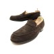 CHAUSSURES JM WESTON MOCASSINS 180 9.5B 43.5 FIN 43 EN DAIM MARRON SHOES 695€