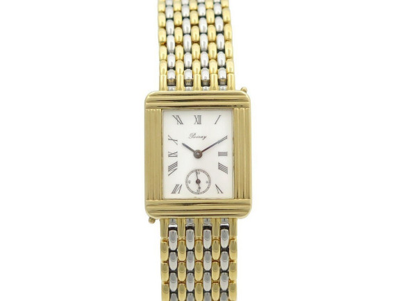 montre poiray ma premiere gm or jaune 18k 30 mm quartz