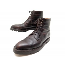 CHAUSSURES JOHN LOBB BOTINES ALDER 9.5E 43.5 EN CUIR MARRON BOOTS SHOES 1645€