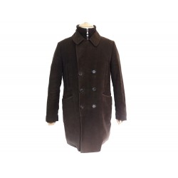 NEUF MANTEAU MONCLER HENRI 50 L EN COTON MARRON DOUDOUNE NEW COAT 1250€