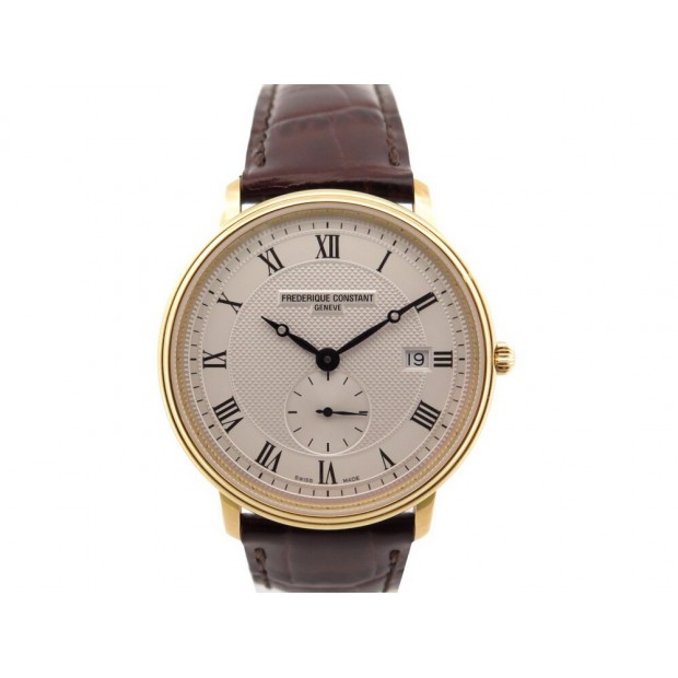 NEUF MONTRE FREDERIQUE CONSTANT SLIMLINE ULTRA SLIM 39MM QUARTZ GARANTIE 795€