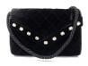 sac a main chanel strass velours matelasse