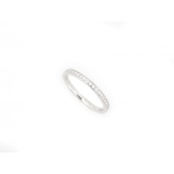 BAGUE LOUIS VUITTON ALLIANCE ETERNITY Q9G23G 53 OR BLANC 18K DIAMANTS RING 3100€