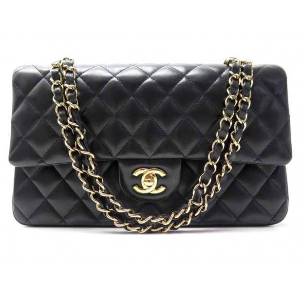 SAC A MAIN CHANEL CLASSIQUE TIMELESS MEDIUM CUIR MATELASSE NOIR HAND BAG 8250€