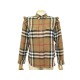 NEUF HAUT BURBERRY CHEMISE A VOLANTS M 36 EN COTON TARTAN CHECK NEW SHIRT 450€