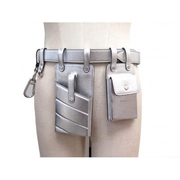 NEUF CEINTURE FENDI MULTI ACCESSOIRES 8C0593 T80 A 110 CUIR UTILITY BELT 1200€