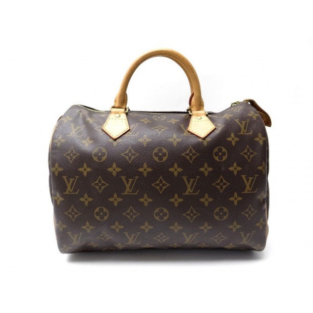 SAC A MAIN LOUIS VUITTON SPEEDY 30 M41108 EN TOILE MONOGRAM HAND BAG PURSE 1020€