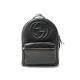 SAC A DOS GUCCI SOHO GG 536192 EN CUIR GRAINE NOIR LEATHER BACKPACK BAG 2140€