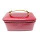 BOITE A BIJOUX LOUIS VUITTON EN CUIR MONOGRAM VERNIS ROUGE JEWELRY CASE 1140€