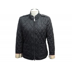 VESTE BLOUSON BURBERRY BRIT THERMOREGULEE MATELASSEE M 38 NOIR BLACK JACKET 850€