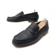 CHAUSSURES JM WESTON MOCASSINS LE MOC 281 7C 41 FIN EN CUIR NOIR SHOES 570€