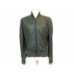 NEUF BLOUSON MATCHLESS BOMBER 48 M VESTE CUIR VERT NEW LEATHER MAN JACKET 799€