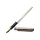 VINTAGE STYLO PLUME MONTBLANC NOBLESSE CARTOUCHES METAL ARGENTE FOUNTAIN PEN