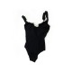 NEUF MAILLOT DE BAIN HERMES 1 PIECE ANCRE JERSEY S 36 NOIR NEW SWIMSUIT 350€