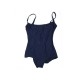 NEUF MAILLOT DE BAIN HERMES 1 PIECE L 42 EN NYLON BLEU MARINE NEW SWIMSUIT 350€