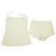 NEUF MAILLOT DE BAIN HERMES 2 PIECES T38 M BEIGE NYLON NEW SWIMSUIT 350€