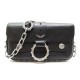 NEUF SAC A MAIN ZADIG & VOLTAIRE KATE WALLET BANDOULIERE CUIR NOIR HAND BAG 320€