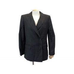 NEUF VESTE LOUIS VUITTON BLAZER M 38 EN LAINE NOIR NEW WOOL JACKET VEST 2600€