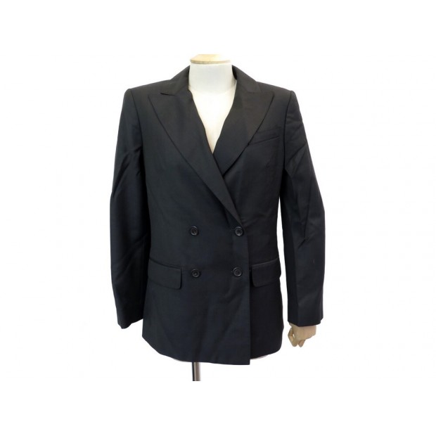 NEUF VESTE LOUIS VUITTON BLAZER M 38 EN LAINE NOIR NEW WOOL JACKET VEST 2600€