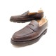 CHAUSSURES JOHN LOBB MOCASSINS LOPEZ 9.5 43.5 EN CUIR MARRON LOAFERS SHOES 1220€