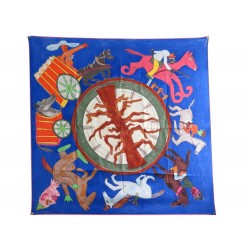 FOULARD LOUIS VUITTON LE VOYAGE ARIZONA WILLIAM WILSON CARRE 90 SOIE SCARF 385€