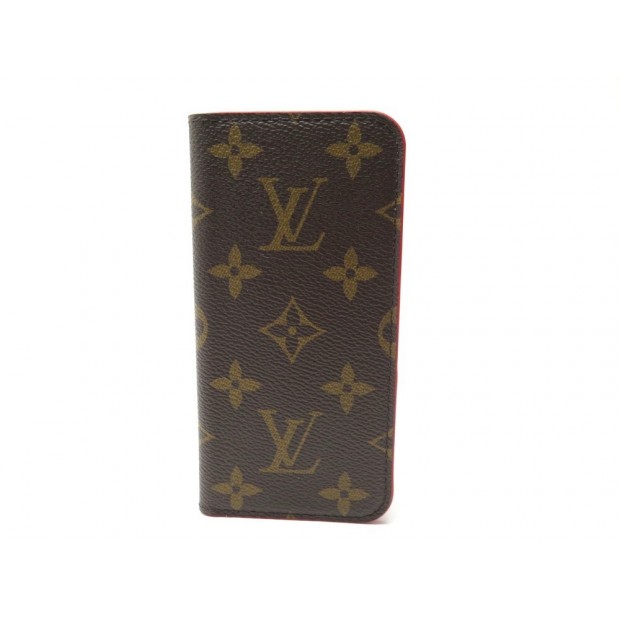 ETUI TELEPHONE LOUIS VUITTON IPHONE 8 TOILE MONOGRAM CUIR PHONE CASE COVER 305€