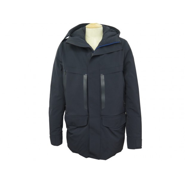 BLOUSON MANTEAU PARKA VUARNET APPAREL 48 M EN NYLON BLEU MARINE BLUE COAT 385€