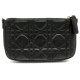 NEUF POCHETTE CHRISTIAN DIOR LADY EN CUIR NOIR CANNAGE TROUSSE CLUTCH BAG 590€