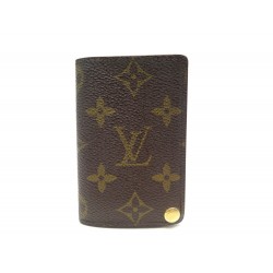 VINTAGE PORTE CARTES LOUIS VUITTON EN TOILE MONOGRAM MARRON CARDS HOLDER 170€