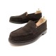 CHAUSSURES JM WESTON MOCASSINS 180 9.5 43.5 EN DAIM MARRON LOFERS SHOES 695€