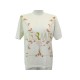 NEUF HAUT HERMES TSHIRT ALPHABET ANNIE FAIVRE XL 46 COTON BLANC WHITE TOP 510€