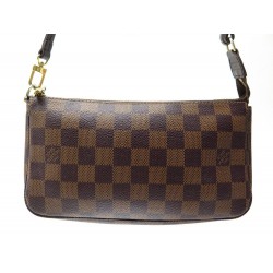 SAC A MAIN LOUIS VUITTON POCHETTE ACCESSOIRES NM TOILE DAMIER EBENE POUCH 950€