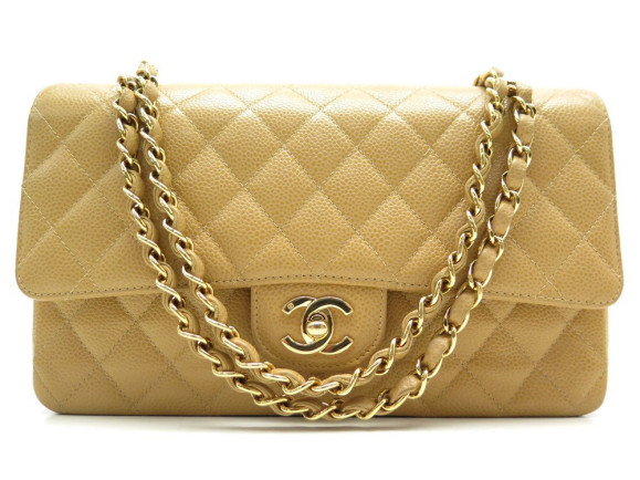 sac a main chanel timeless classique m en cuir caviar