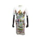 ROBE HERMES LES FOLIES DU CIEL S 36 BLANC CEINTURE FOULARD CARRE DRESS 800€