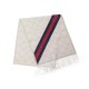 NEUF ECHARPE GUCCI NIKKI MONOGRAM GG 429255 EN LAINE BEIGE NEW WOOL SCARF 360€